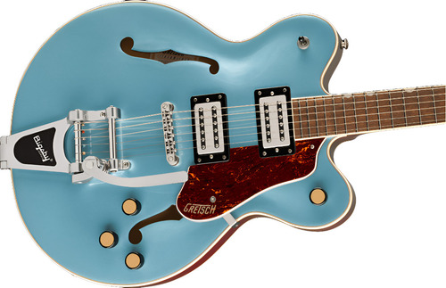 Guitarra Gretsch Streamliner G2622t Humbucker azul claro, cor azul, aço, material de escala, orientação à mão direita