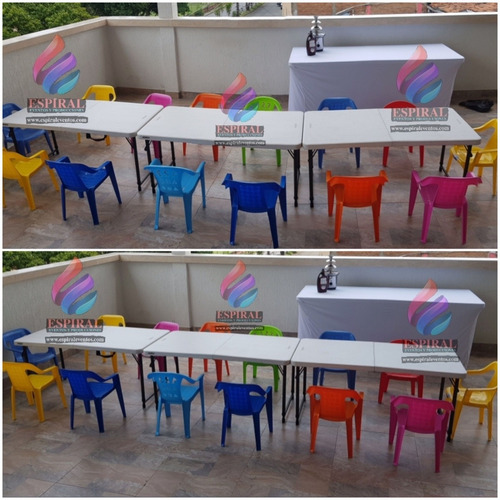 Alquiler Carpa Tarima Silla Rimax Mesa Tablón Redonda