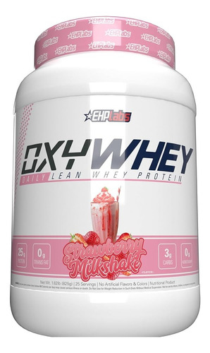 Ehp Labs Oxywhey Daily Lean Whey Protein 2lb 25 Serv Sabor Strawberry Milkshake