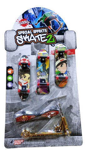 Mini Skate Juguete Para Niños + Scooter