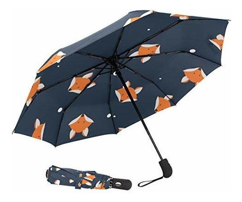 Sombrilla O Paraguas - Zoeo Fox Travel Umbrella Cute Animal