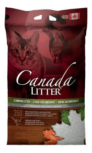 Piedras Arena Sanitaria Aglomerante Gatos Canada Litter 6 Kg