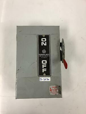 Ge 30amp General Duty Safety Switch Tg4321 Model 7 Qpp