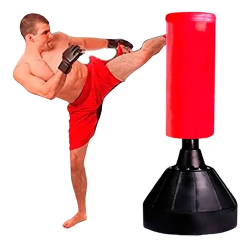 Bolsa Piso Muñeco Torso Patada Boxeo Kick Boxing + Regalo