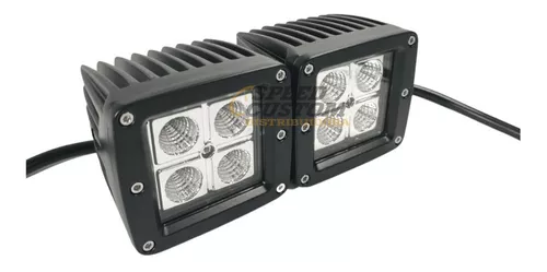 Faro Led cuadrado 16W, Raptor 4x4