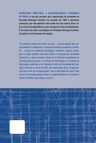 Empresário industrial e desenvolvimento econômico no Brasil, de Cardoso, Fernando Henrique. Editorial Editora José Olympio Ltda., capa mole em português, 2020