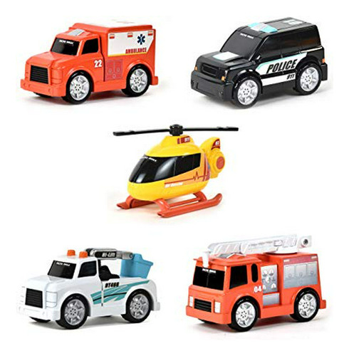 Set De Vehículos De Ciudad Miniaturas