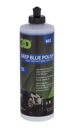 Deep Blue Polish - Pulidor De Metales 1/2 Lt - 3d