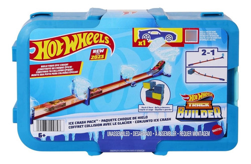 Hot Wheels Track Builder Ice Crash Pack
