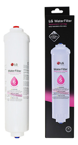 Filtro de água externo para geladeira LG