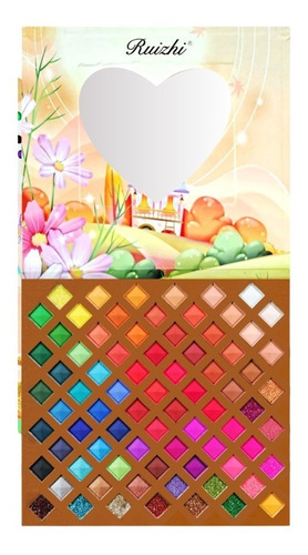 Paleta De Sombras 70 Colores Con Glitter P - g a $8