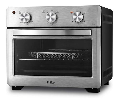 Forno de bancada elétrico Philco PFE25I 25L aço inox 220V