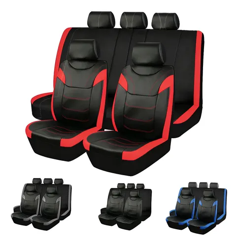 Funda Universal Para Asiento Cuero De Accesorios Autos 9pzs
