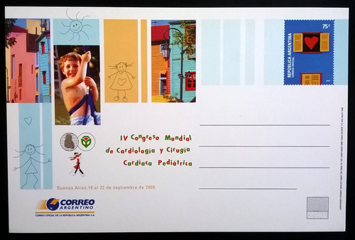 Argentina Tarjeta Gj Tar 167 Cong Cardiología 05 Mint L11076