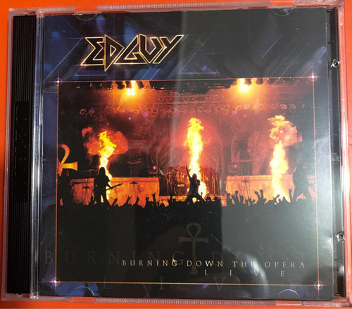 Cd Edguy - Burning Down The Opera - Live - Cd Duplo