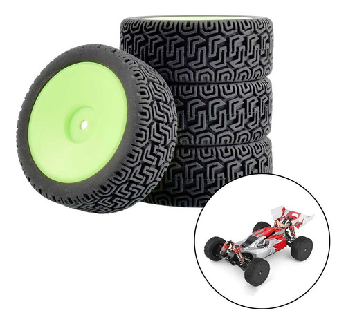 Neumáticos De Goma 8x Rc Para Wltoys 144001 Y 1/18 1/16