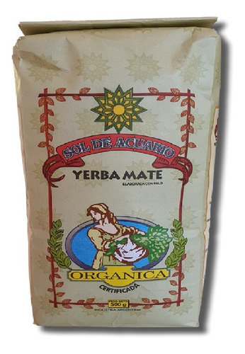 6 Sol De Acuario X 500g Yerba Mate Orgánica (3kg) Caba