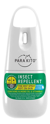 Spray Para Mosquitos, Garrapatas E Insectos, Sin Deet, Aceit