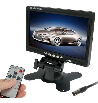 Monitor Vehiculo 7.0 Camara Vigilancia Soporte Angulo