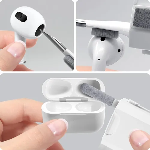Kit 8 En 1 Limpiador Teclado Auriculares Pantalla Pc Celular