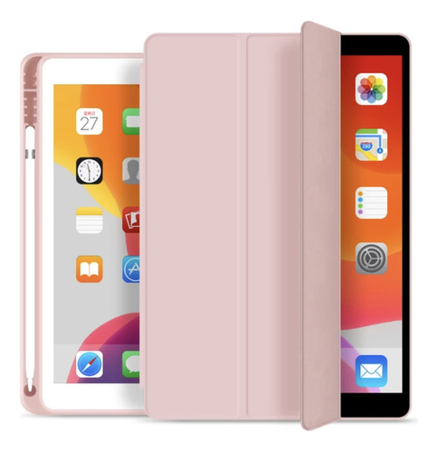 Estuche Protector Tipo Smart Cover Para iPad 10.2 7 8 9a Gen