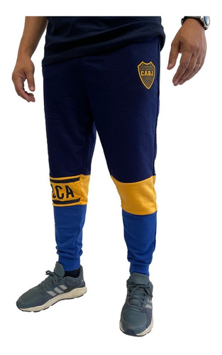 Imagen 1 de 10 de Pantalón Jogging Deportivo Boca Juniors Con Licencia Oficial