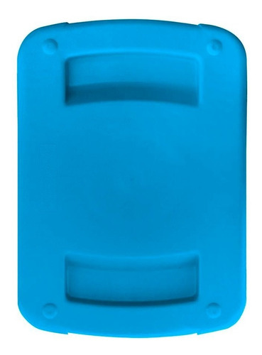 Bote De Basura 65l Tapa Balancín Frontal Color Azul