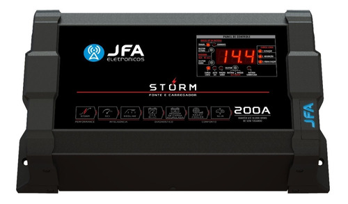 Fonte Carregador Automotivo Jfa Storm 200 Amperes Sci Bivolt