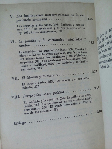 Los Mexicanos De Los Estados Unidos Y El Movimiento Chicano.