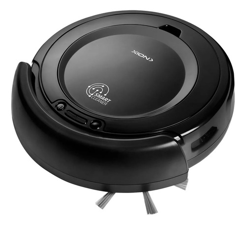 Aspiradora Robot Xion Control Remoto Vuelve A La Base Mopea Color Negro