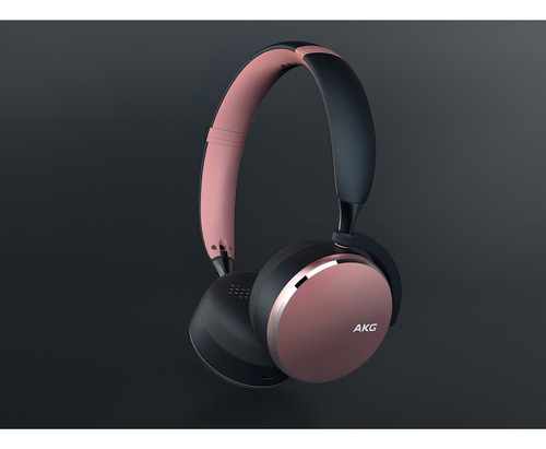 Fones de ouvido Bluetooth Samsung sem fio Akg Y500 33 horas rosa