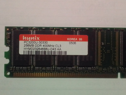 Memoria Ram Ddr400 De 256mb