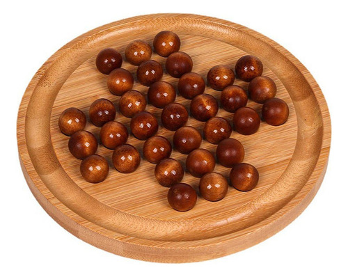 - Juego De Mesa Educativo De Madera Con Mármoles De Madera,