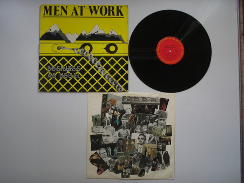 Lp Vinilo Ment At Work Business As Usual  Printed Usa 1982