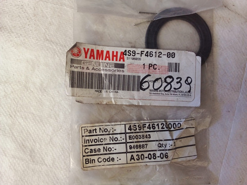Junta Tapa Tanque Yamaha New Crypton Orig 4s9-f4612-00