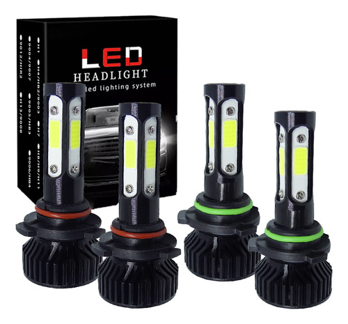 Kit De Faros Delanteros Led Altos/bajos 9005 9006 Para Honda