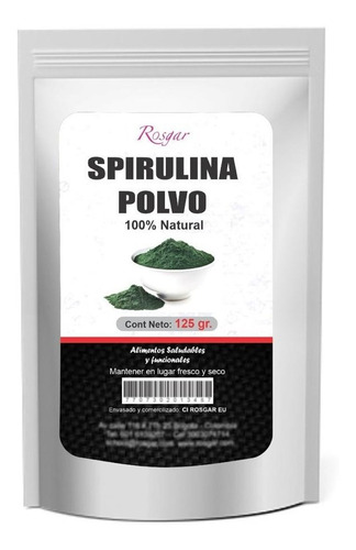 Spirulina En Polvo Pura X 125g - g a $256