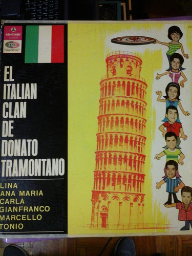 Vinilo 4643 - El Italian Clan De Donato Tramontano - Odeon