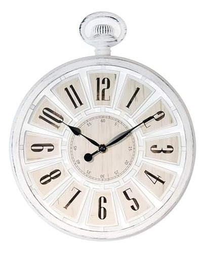 Reloj De Pared Redondo Vintage, Estilo Retro Antiguo, Funcio