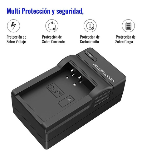 Imagen 7 de 10 de 246 Cargador Para Baterias Canon Lp-e17 Canon T6i - 750d