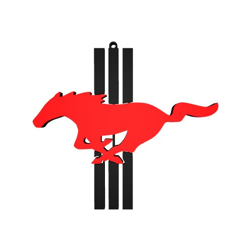 Emblema Caballo Ford Mustang Colgante Espejo Retrovisor