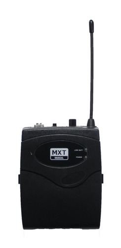Microfone sem fio MXT UHF-10BP dinâmico direcional preto