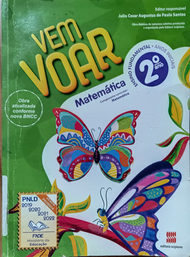 Vem Voar Matematica 2ºano (Usado)