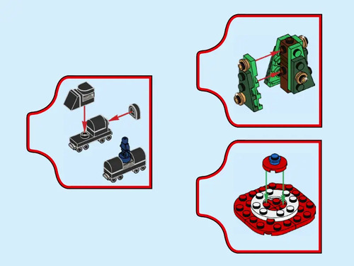 Lego Avengers 76267 Árbol De Navidad / Base Y Trenesito