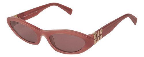 Miu Miu Mu 09ys 10m-08s Oval Shape Cognac Opal (Usado)