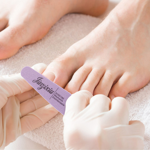 10 Limas De Uñas Con Forma De Minibloque, Esponja Para El Cu