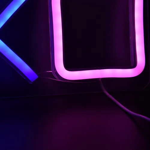 Lámpara De Neón Led Para Colgar En La Pared Con Alimentación