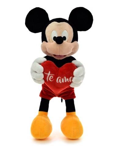 Imagen 1 de 7 de Peluche Mickey 45 Cm Con Corazon - Orig. Phi Phi Toys