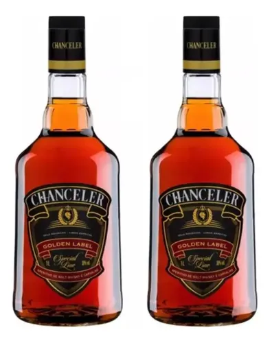 Whisky Chanceler Aperitivo Brasileiro 1 Litro Original - 2un
