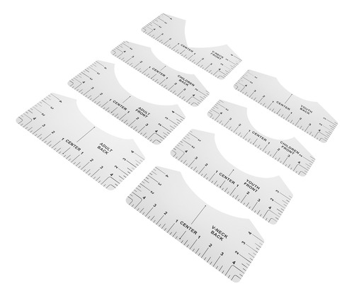 Guia Da Camiseta Sewing Ruler, Ferramenta De Alinhamento, Go